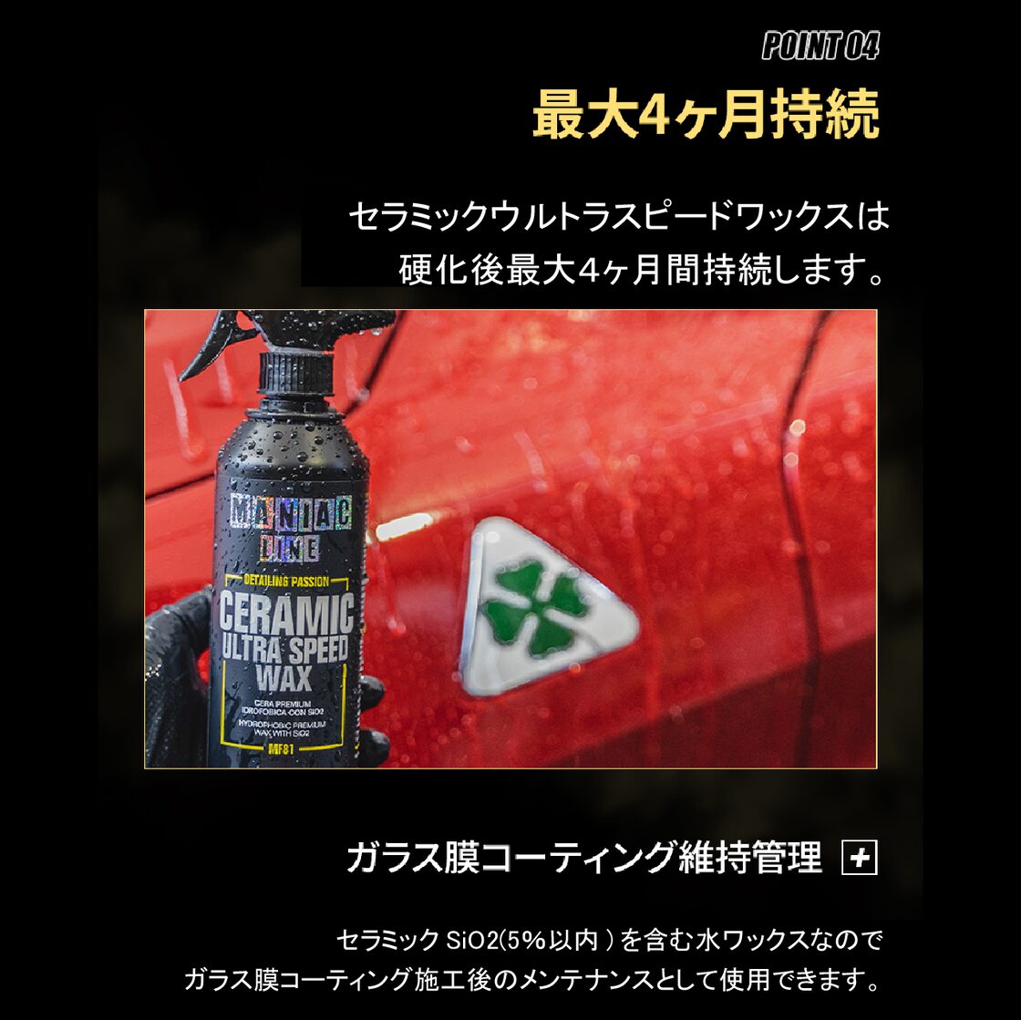 車 MANIAC LINE マニアックライン 9点セット 洗車 ケミカル