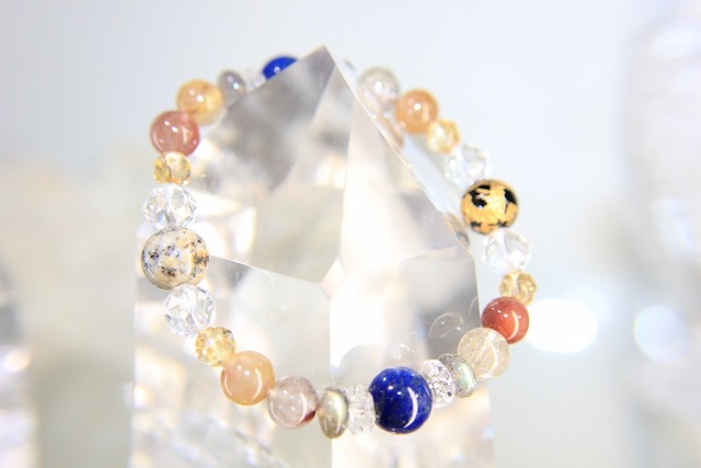 繁栄と浄化！鞍馬石&オニキスの金龍＆ラピスラズリの実現ブレスレット