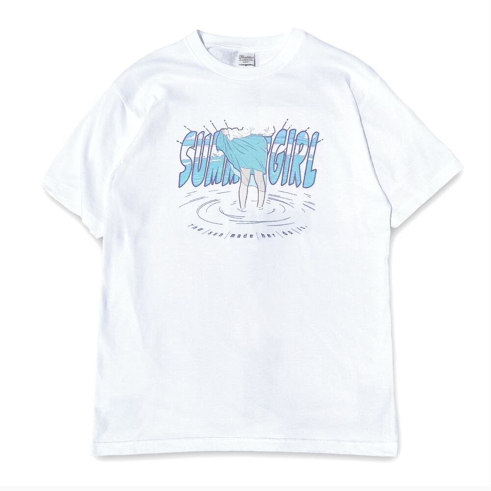 SUMMER GIRL サマーガール Tシャツ 半袖 ユニセックス レディース メンズ イラスト 夏