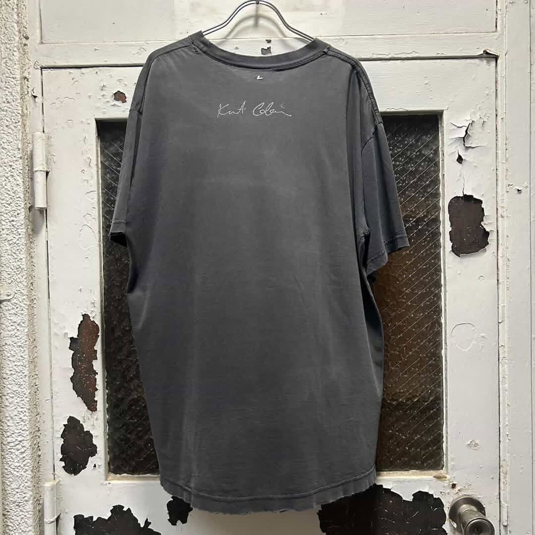 襤褸】 90's Kurt Cobain Tee “Memorial Face” | 下北沢SPiKe＆SPiCe