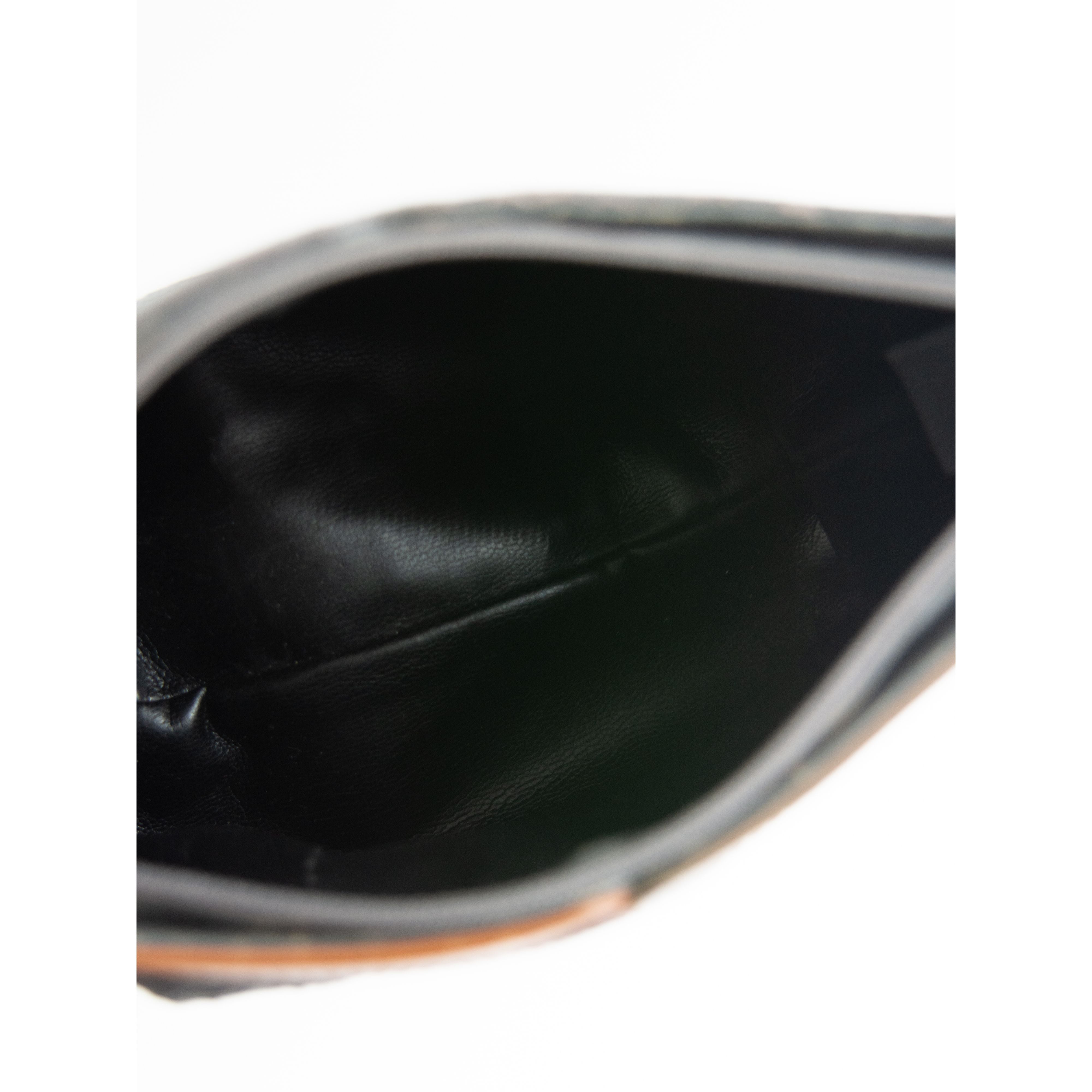【LANVIN PARIS】Made in France 60's cracking leather crossbody mini bag（ランバン フランス製クラッキングレザークロスボディミニバッグ ショルダー ）11b