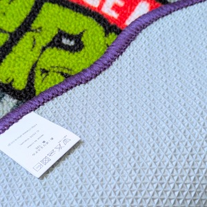 【 Teenage Mutant Ninja Turtles（ティーンエイジ・ミュータント・ニンジャ・タートルズ） 】American Small MAT ( 裏面滑り止め加工 ) / フロアマット / ふかふかマット / トイレ / バス / エントランス 〚アメリカン雑貨 アメトイ〛