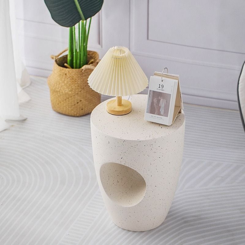 サイドテーブル コンパクト 韓国 北欧 かわいい おしゃれ インテリア ラウンドテーブル コーヒーテーブル リビング 寝室 カフェ クリーム