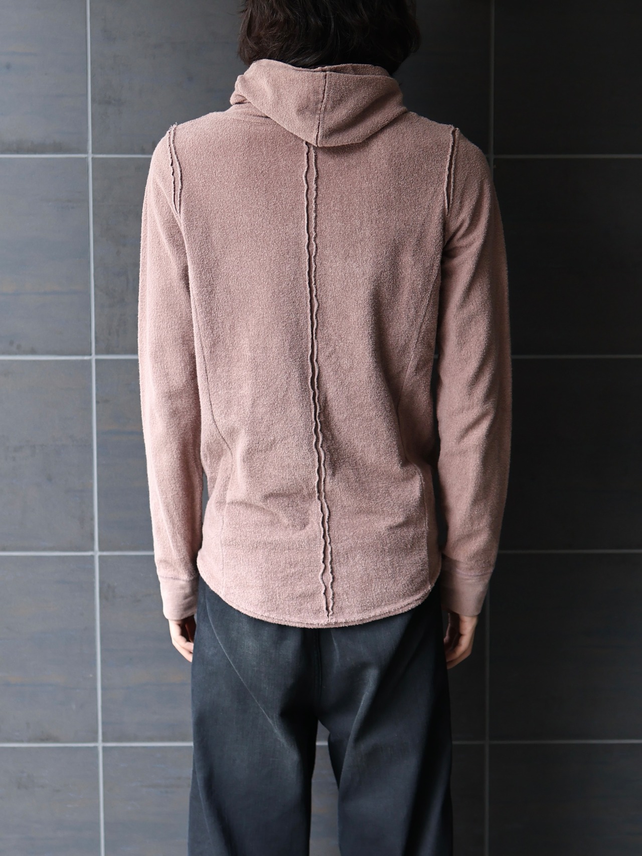 【ripvanwinkle】towel zip up hoodie
