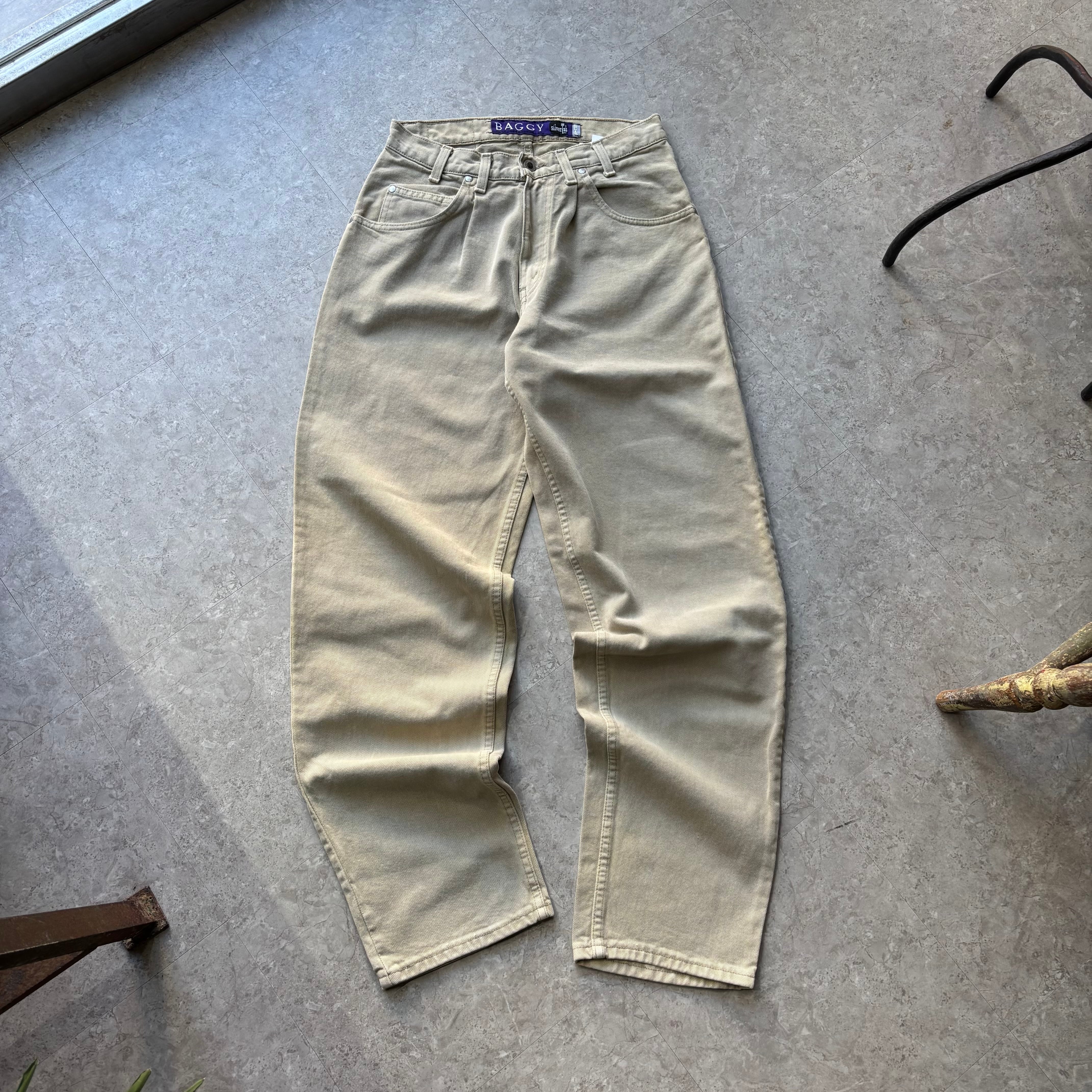 90s Levi's silvertab "baggy" beige denim pants【仙台店】