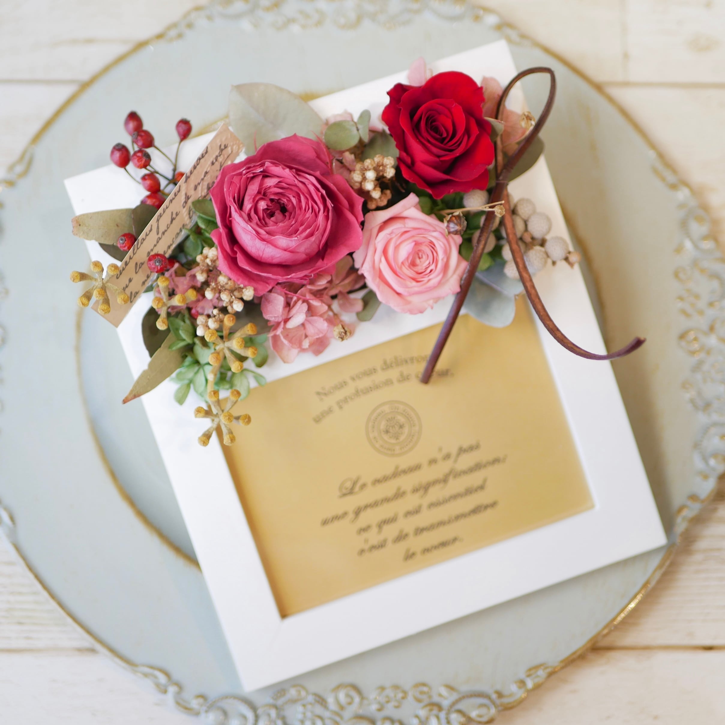 フォトフレームアレンジメント