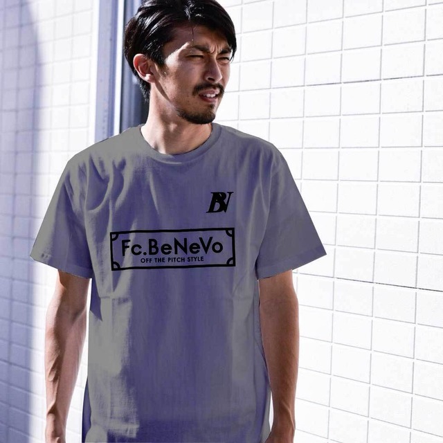 BV×Fc.BeNeVo STANDARD LOGO T-SHIRTS (HEATHER GRAY)