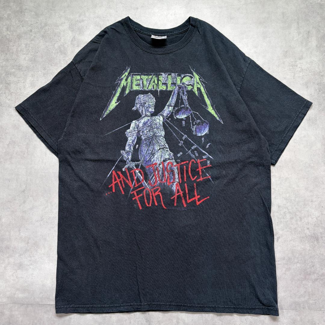 メタリカ バンドT Tシャツ ジャスティス 00s Y2K L 黒 21925