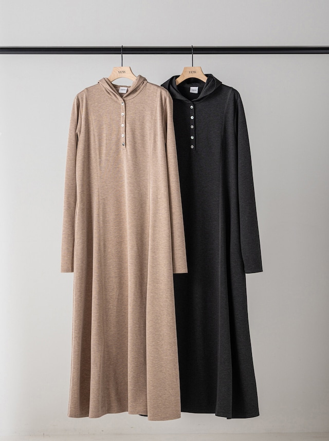 【ご予約】[Y264-51125] HENRY HOODIE DRESS【YENN】