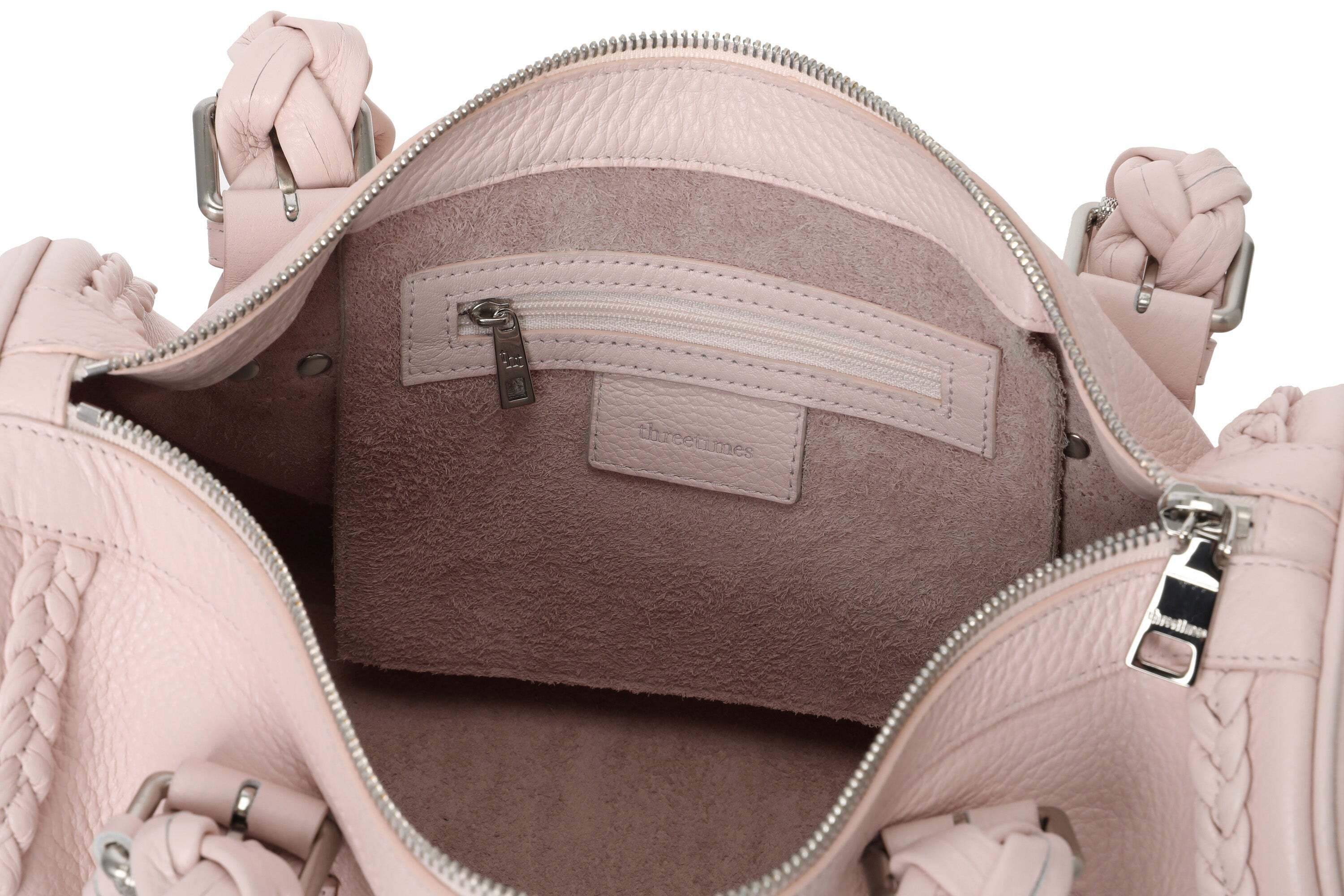 韓国　threetimes バッグ threetimes] Braid bag (pink) 正規品 韓国ブランド 韓国通販 韓国代行