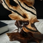 レトロなトラ像の置物 タイガーヘッド 装飾 男性へのプレゼント 部屋の装飾