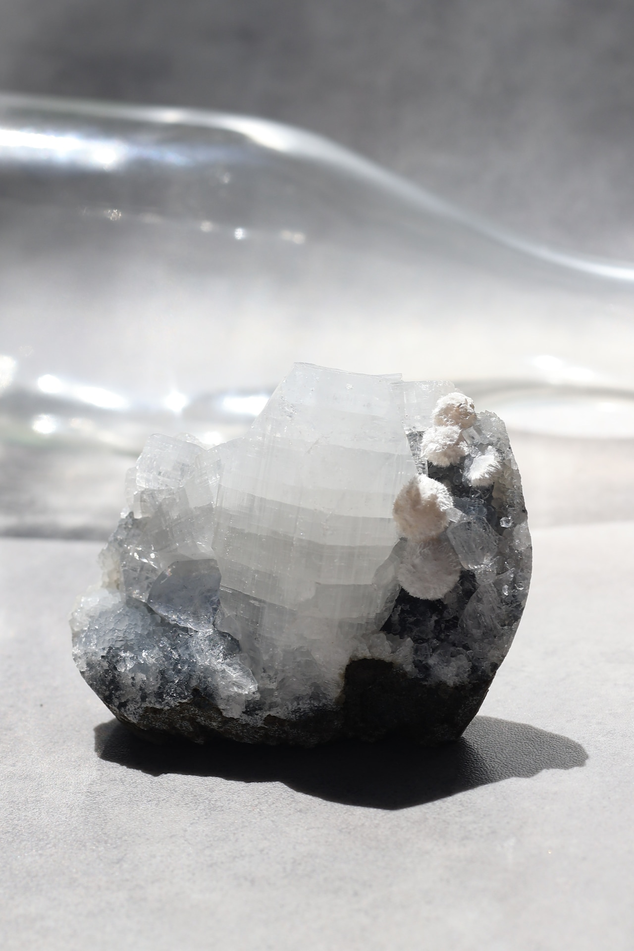 モルデナイト × カルセドニー × アポフィライト「光と雲」Mordenite Chalcedony Apophyllite ◇ 天然石・鉱物・パワーストーン・原石 | st00346