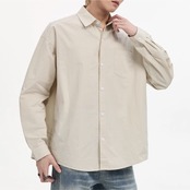 ストレートシルエット ロングスリーブシャツ af0324