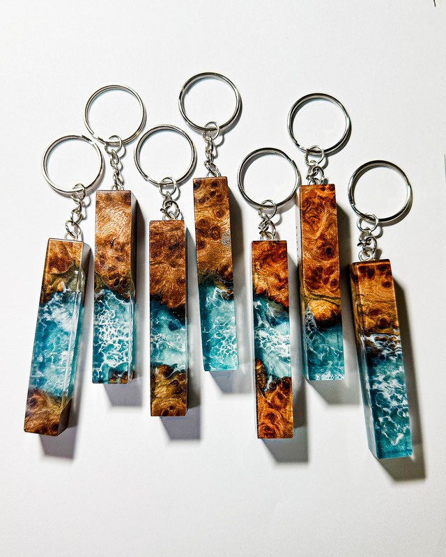 WoodMix KeyTag 楡瘤×DeepWater