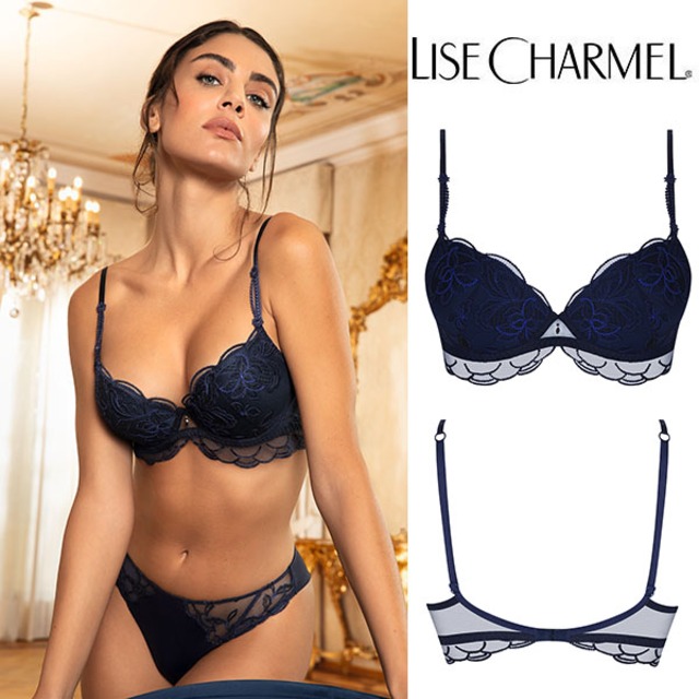 [J73bn] モールドカップブラ(D) 品番ACJ8573 ※大きめ注意 【LISE CHARMEL】【リズシャルメル】【インポートランジェリー】