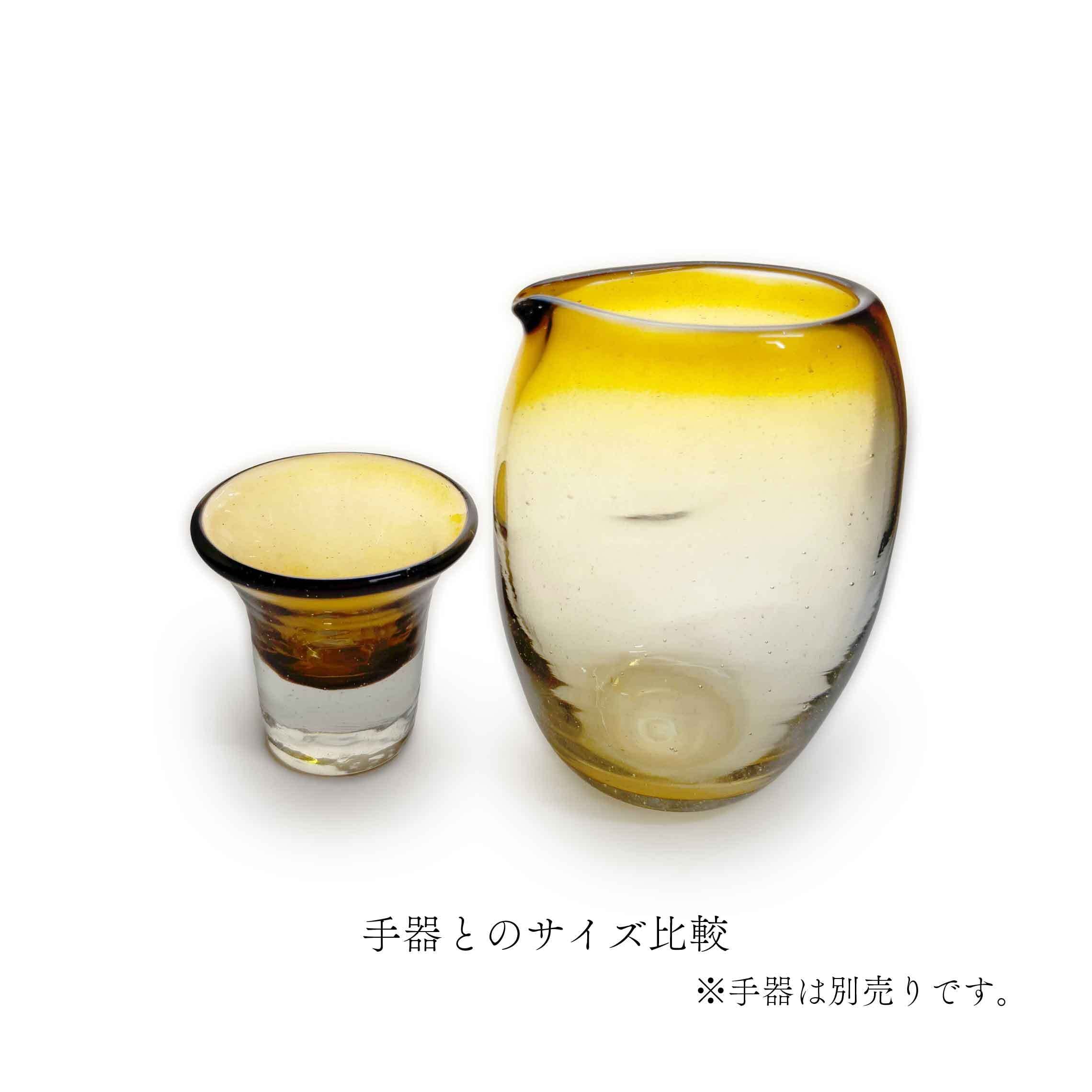 ガラス工房清天】おちょこ 茶 [琉球ガラス] | 【琉球ガラス】と