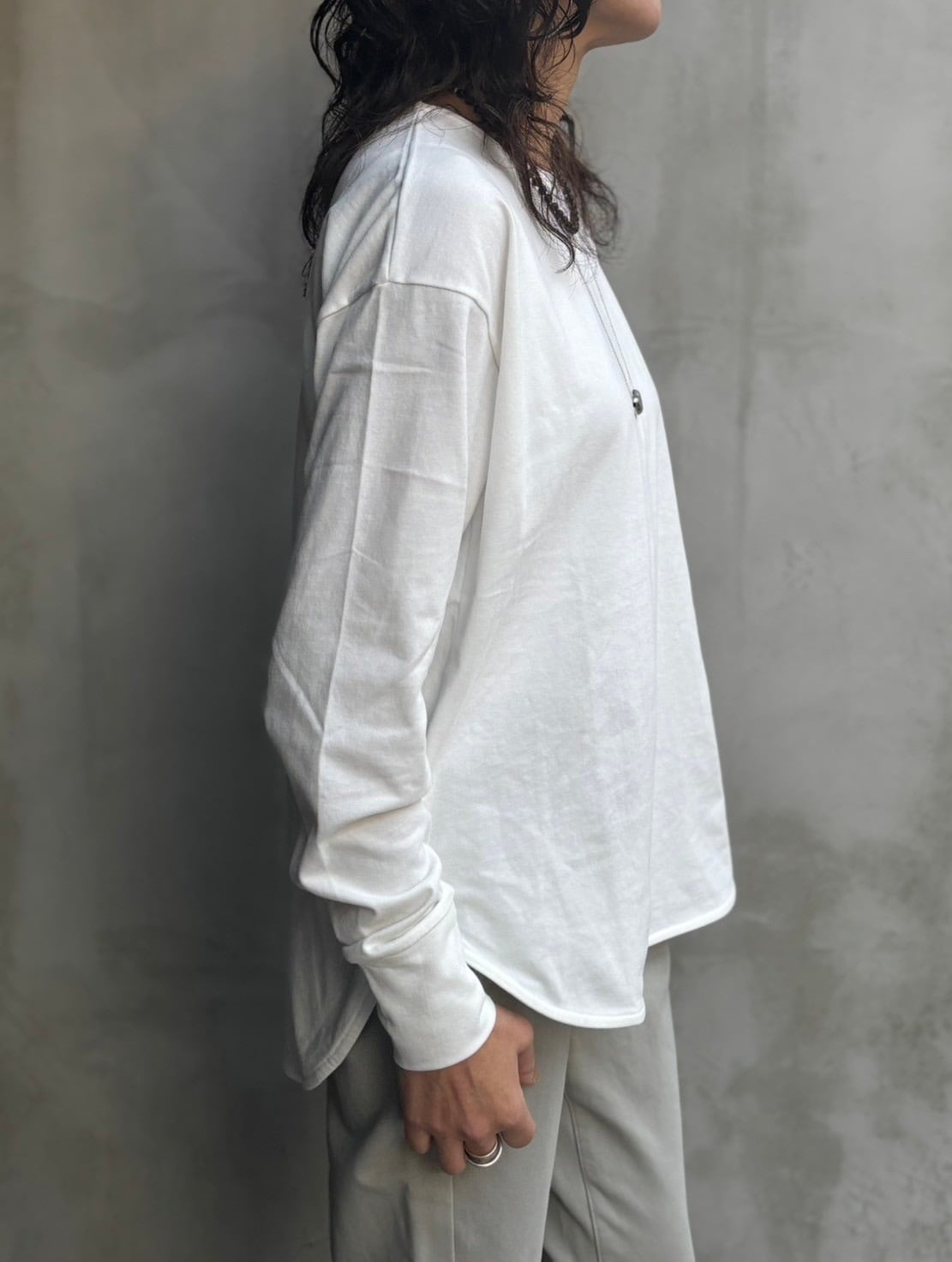 Flamingo firm 】微起毛ロングスリーブTシャツ | valance 福井