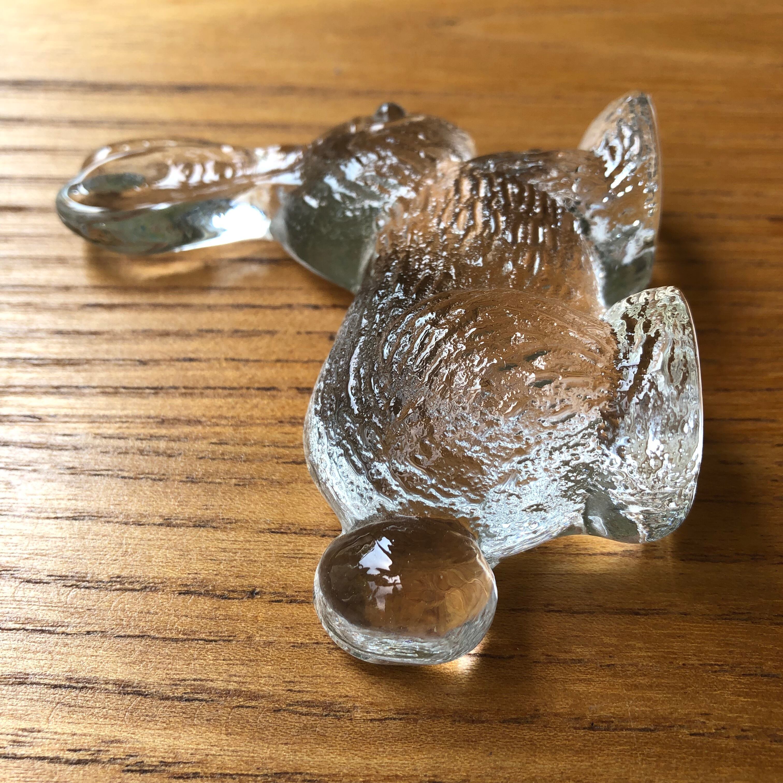 Kosta Boda ガラスのうさぎさん 北欧ヴィンテージ KOSTA BODA