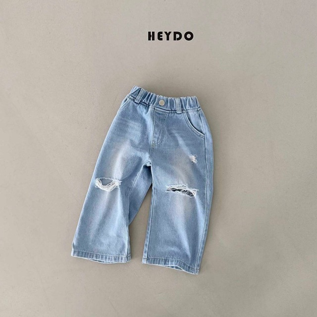 《送料無料》トゥーユーブロークンデニム：kids【HEYDO】※お取り寄せ