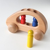 KELLER社 3人乗りファミリーカー 白木(K13-1)