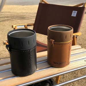What Will be Will be　THERMOS 保冷缶ホルダーレザーカバー 350ml