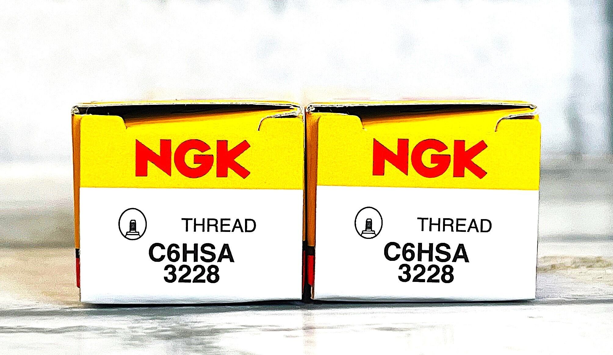 NGK C6HSA (3228) 2個セット 新品 送料込 (SYM、ヒョースン系適合