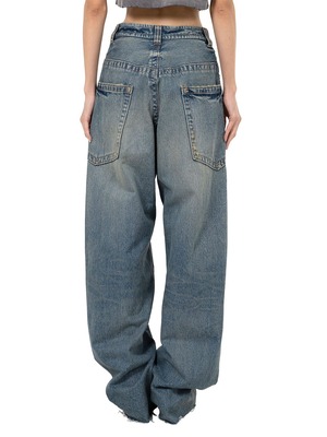 【25AW】Maison MIHARA YASUHIRO ミハラヤスヒロ / Amateur Sewn Like Wide Denim Pants / デニムパンツ