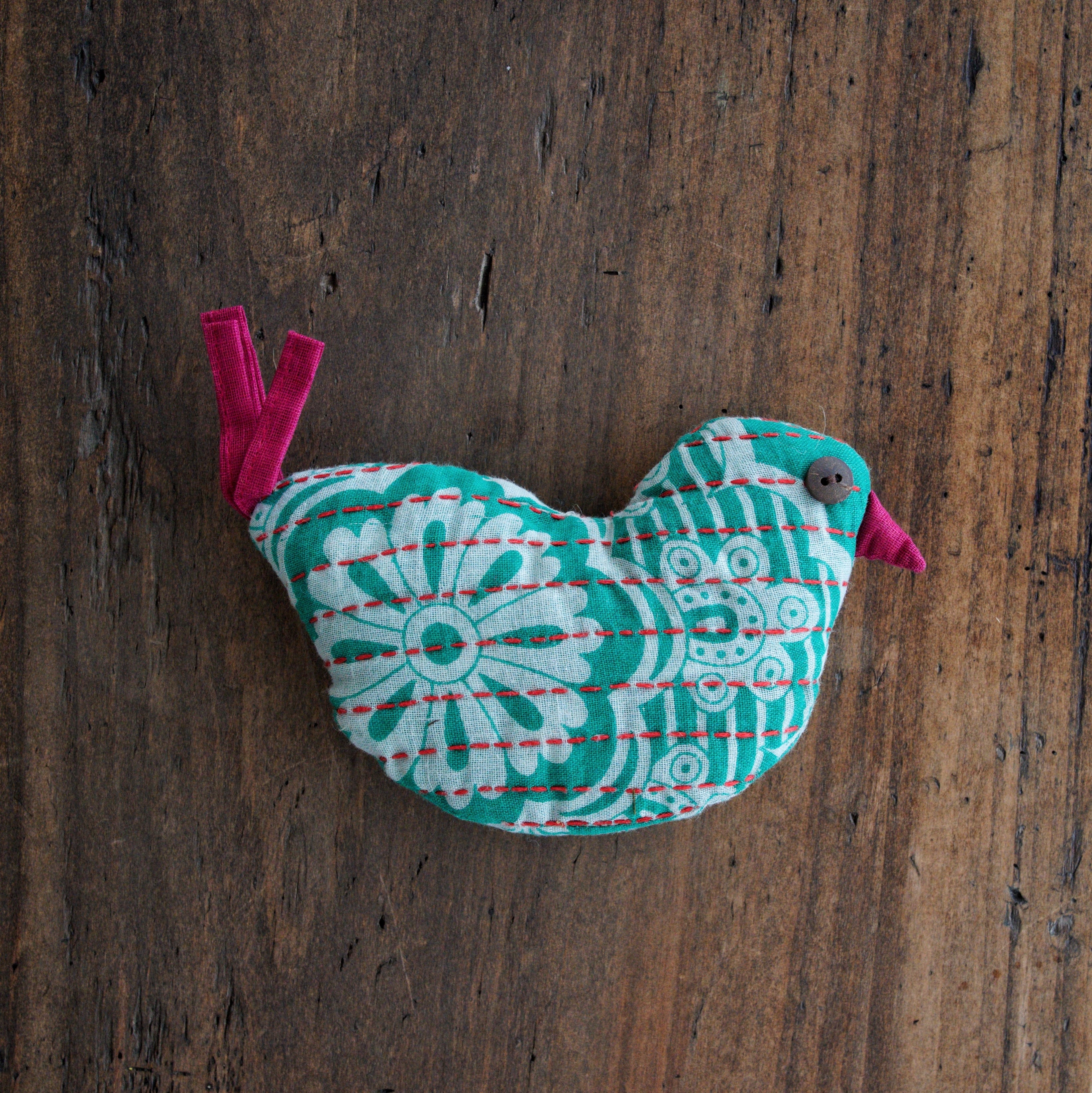 リサイクルサリー バード鍋つかみ 012/People Tree