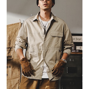 Front pocket design shirt P776