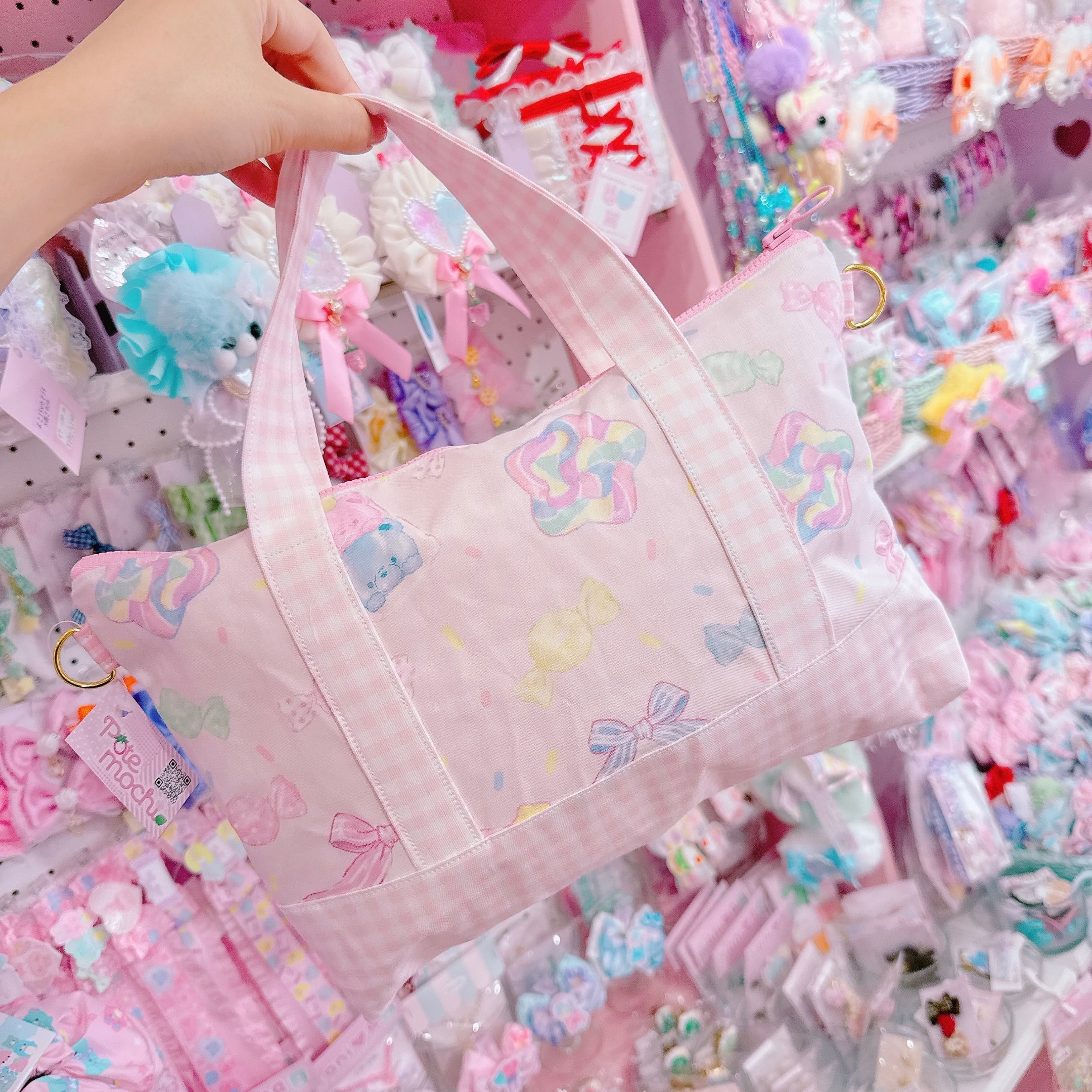 【M6】50-2シャカシャカ2wayトートバッグ（ショルダーひも別売）