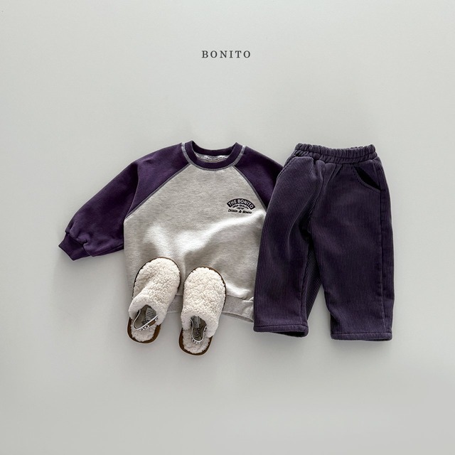 *即納* BONITO 配色ラグランMTM ジュニア