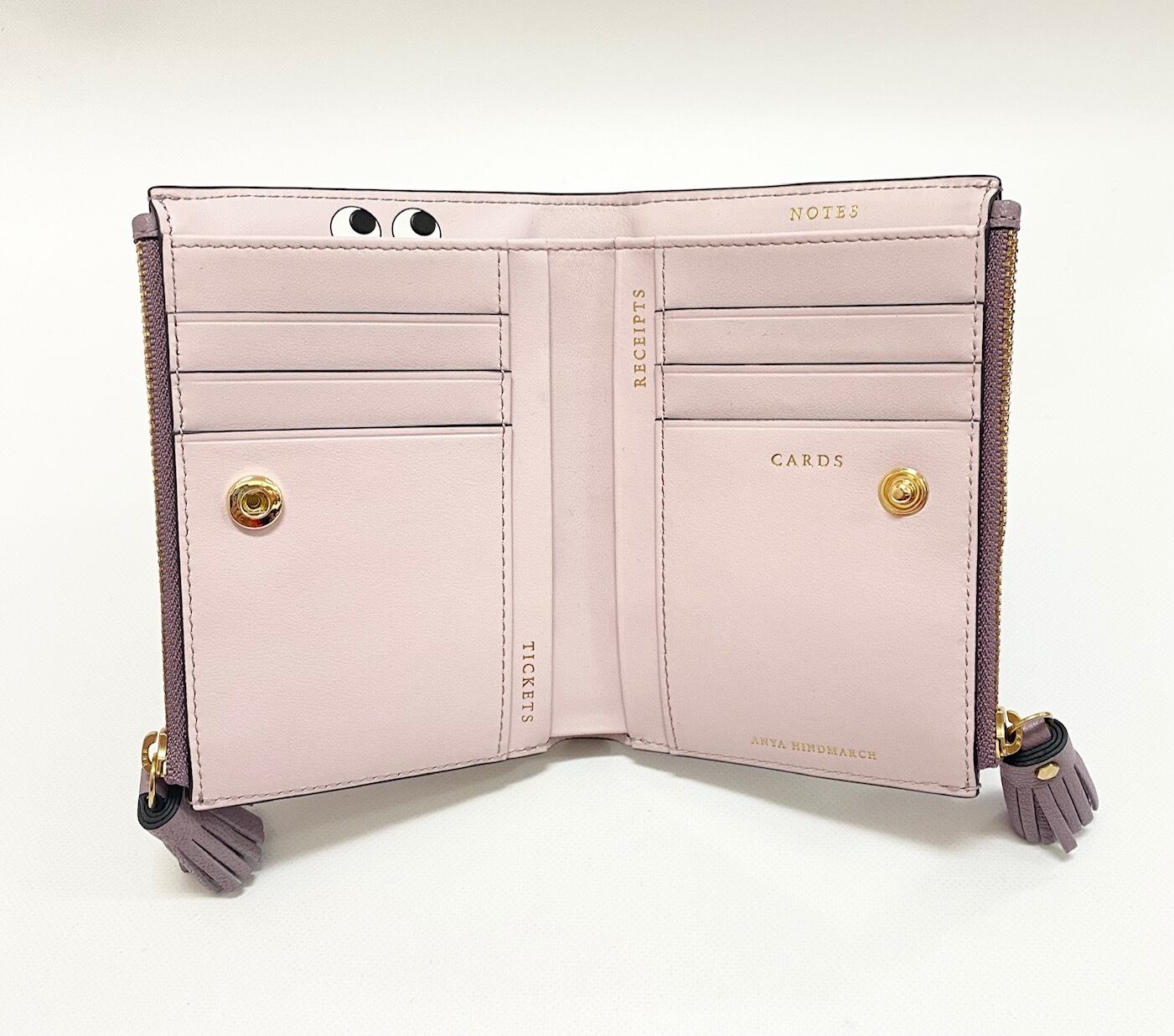 ANYA HINDMARCH アニヤハインドマーチ 二つ折り 財布 5050925-208970
