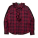 【Lauren ralph lauren】shirt ローレンラルフローレン フリルシャツ レディース チェック
