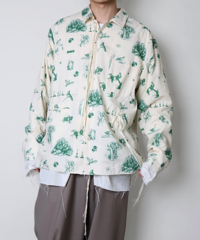 Midorikawa / MID26SS-SH01B  LINING SHIRT(CANDLE)