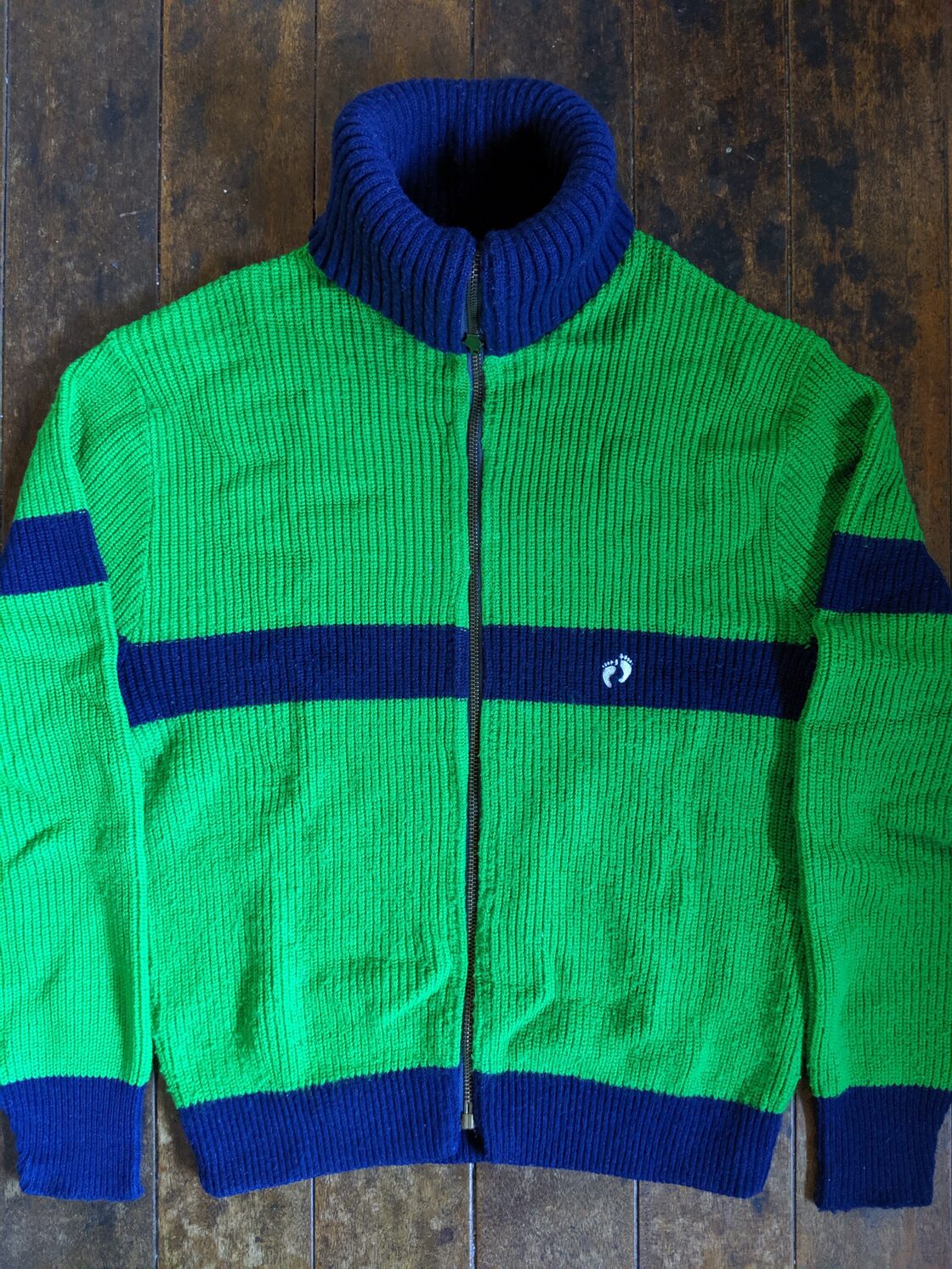 カーディガン ☆ 70 s ハンテン ウール ニット セーター ビンテージ  