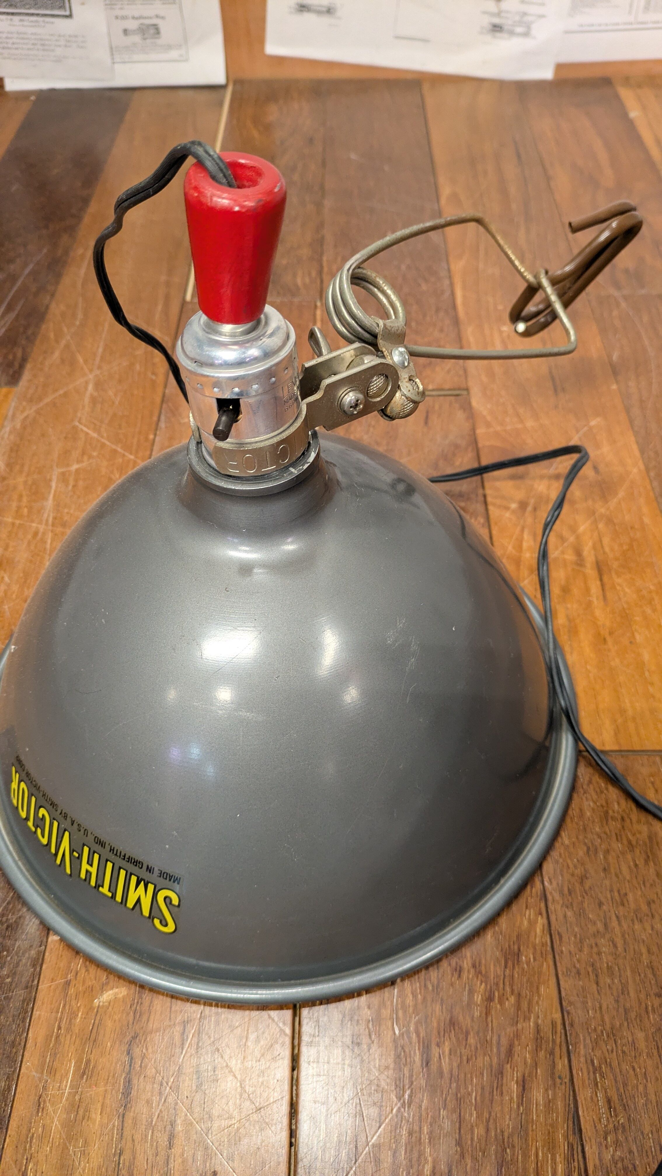Vintage SmithVictor ClampLight Industrial USA ビンテージ スミス