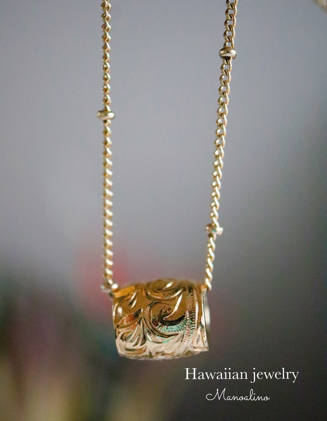 Barrel necklace  Hawaiianjewelry(バレルネックレスハワイアンジュエリー)