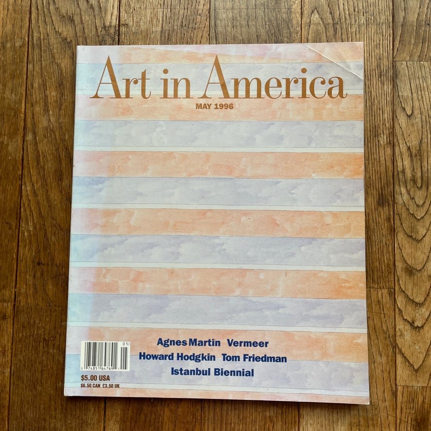 【絶版洋古書】Art in America n°5. May 1996. COLLECTIF - [VERMEER, Tom FREIEDMAN, Agnes MARTIN, Howard HODGKIN, Niek KEMP, etc]. [3100129]