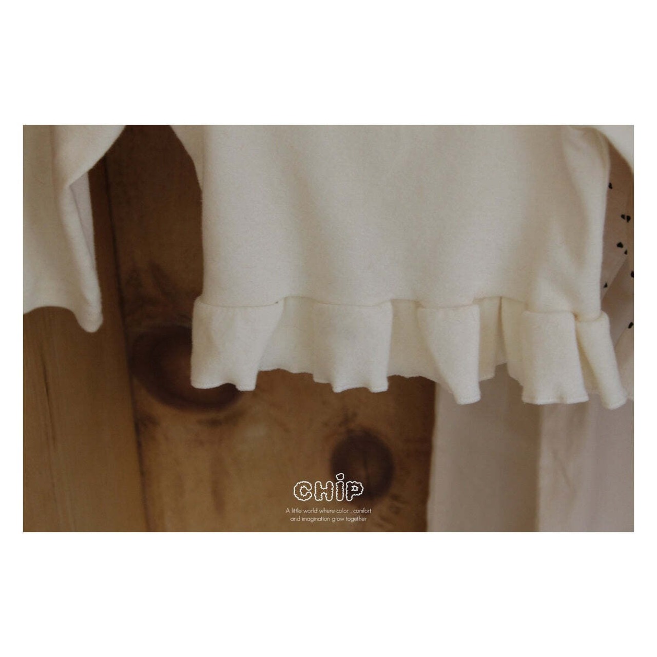 【取寄】CHIP ジェニーフリルTシャツ｜冬服｜韓国子供服