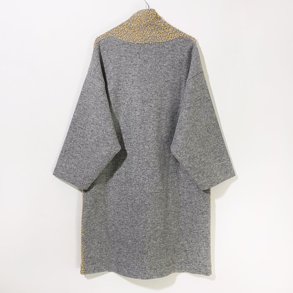 MESH SKY LONG CARDIGAN (DAY ORANGE) / POTTENBURN TOHKII | メルと 