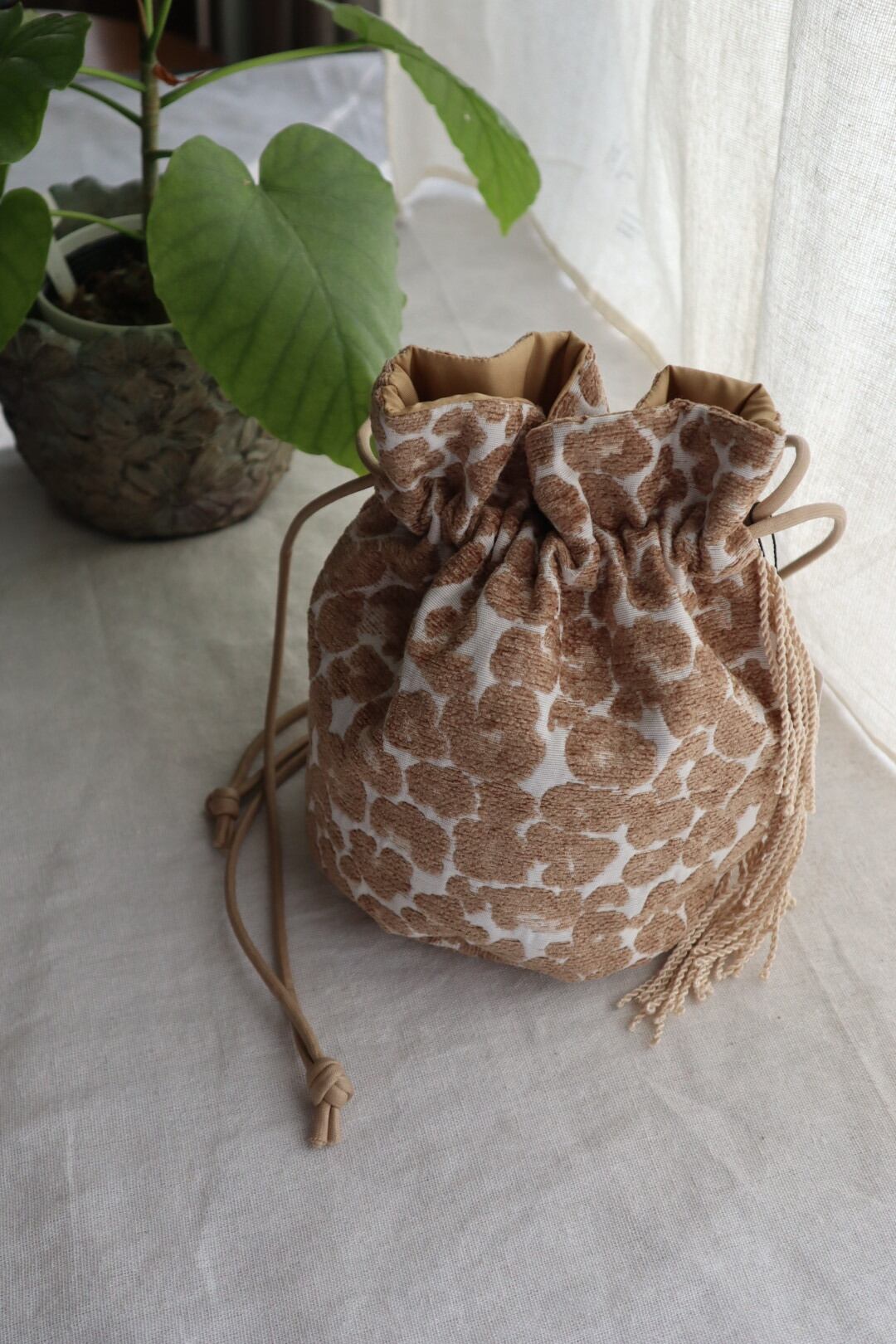 ☆leopard巾着バック☆ Leopard巾着（ショルダーバッグ）｜KEITA MARUYAMA（ケイタ