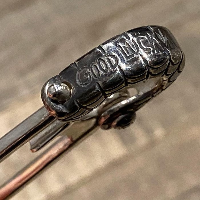 クリップピンカラビナ / GROK LEATHER(グロックレザー) / GL GATE PIN