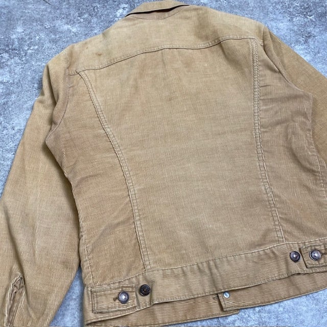 70's 70s Levi's 三角タグ USA製 コーデュロイ トラッカー 70's 70s Levi's 三角タグ USA製 コーデュロイ トラッカー