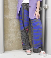 【Dazzle】COTED AZUR PRINT PANTS