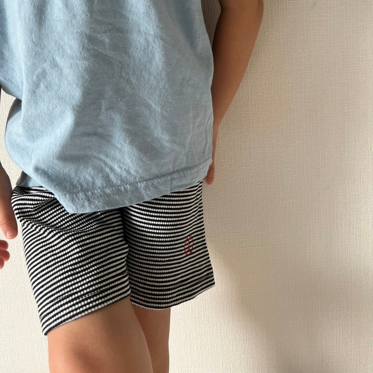 （即納）grue baba / stripe half pants