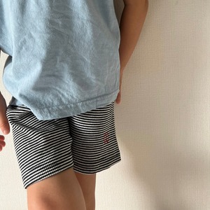 （即納）grue baba / stripe half pants