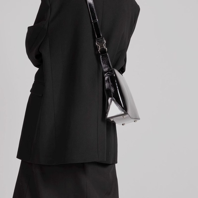 Rectangular 2way shoulder bag C1359