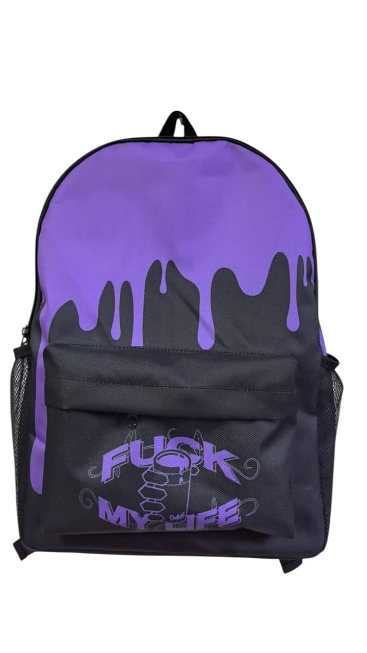 flexwitme dne着用 fuck my life drip リュック FML DRIP BACKPACK （BLACK） | FUCK MY LIFE & FLEXWITME