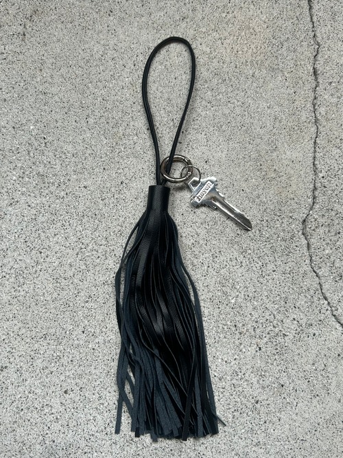HEYEP  Long Fringe Leather Keyring