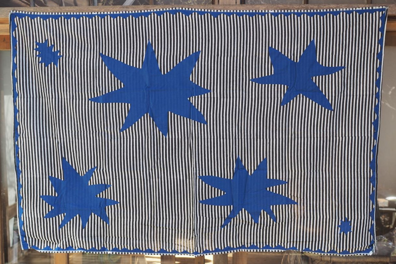 156ri055 patchwork star shawl
